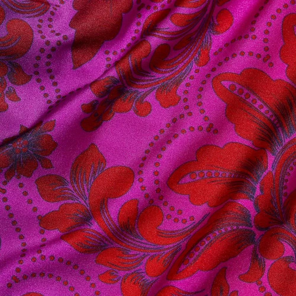 NWT EXCLUSIVE Terez Ruby Amethyst Damask Leggings XS - Picture 6 of 16